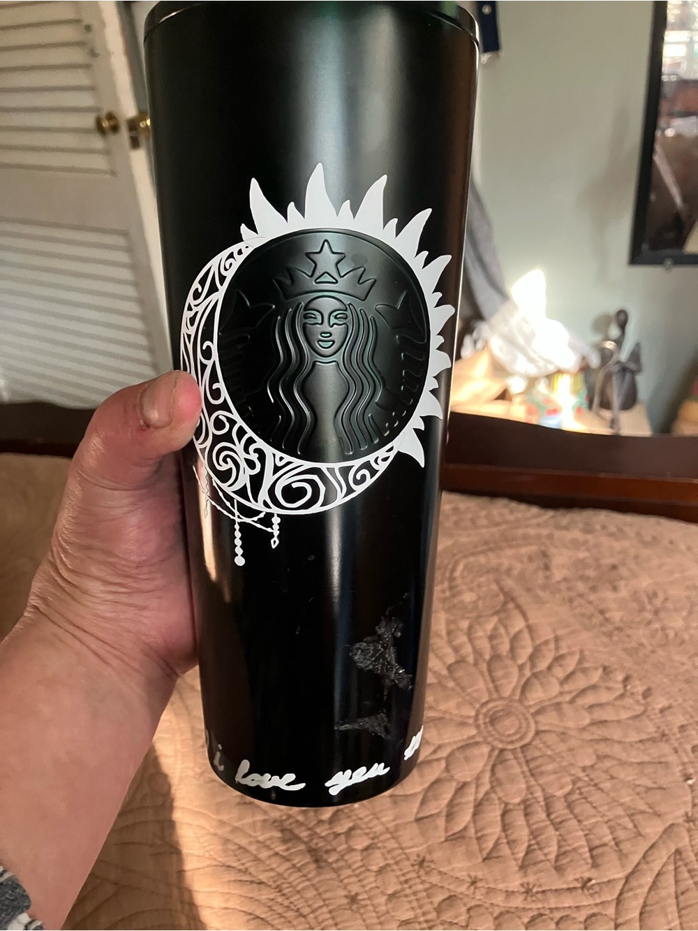 NWOT Starbucks Halloween Black Matte Tumbler